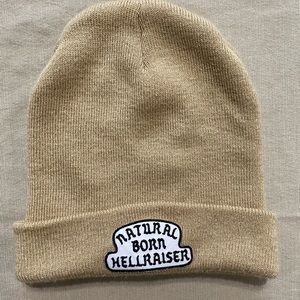 Hell babes tan beanie